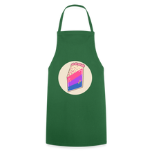 Charger l'image dans la galerie, Tablier de cuisine LGBT PIECE OF CAKE BI - vert foncé