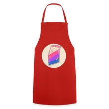 Charger l'image dans la galerie, Tablier de cuisine LGBT PIECE OF CAKE BI - rouge