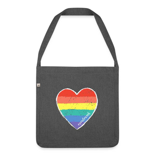 Sac LGBT Prideweek (sac bandoulière) - dark grey heather