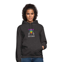 Charger l'image dans la galerie, Sweat-shirt à capuche Gay & OK - charcoal grey