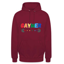 Charger l'image dans la galerie, Sweat a capuche Gaymer - bordeaux
