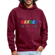 Charger l'image dans la galerie, Sweat a capuche Gaymer - bordeaux