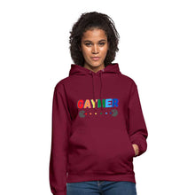 Charger l'image dans la galerie, Sweat a capuche Gaymer - bordeaux