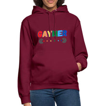 Charger l'image dans la galerie, Sweat a capuche Gaymer - bordeaux
