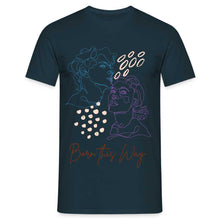 Charger l'image dans la galerie, T-shirt Born this way - navy