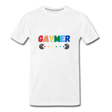 Charger l'image dans la galerie, Tee shirt LGBT "GAYMER" masc. - white