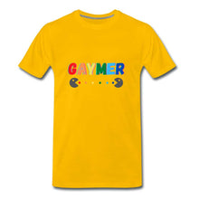 Charger l&#39;image dans la galerie, Tee shirt LGBT &quot;GAYMER&quot; masc. - sun yellow
