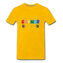Charger l'image dans la galerie, Tee shirt LGBT "GAYMER" masc. - sun yellow