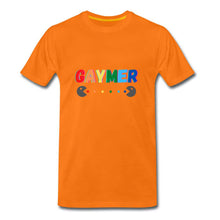 Charger l'image dans la galerie, Tee shirt LGBT "GAYMER" masc. - orange