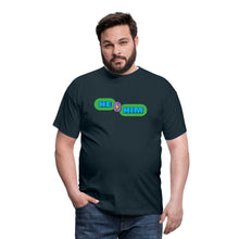 Charger l'image dans la galerie, T-shirt He/Him - marine