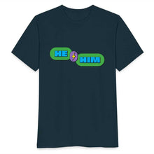 Charger l'image dans la galerie, T-shirt He/Him - marine