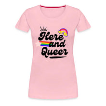 Charger l'image dans la galerie, T-shirt Here and Queer - rose shadow