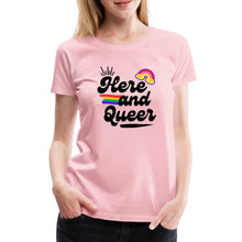 Charger l'image dans la galerie, T-shirt Here and Queer - rose shadow