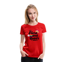 Charger l'image dans la galerie, T-shirt Here and Queer - red