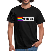 Charger l&#39;image dans la galerie, T-shirt Homophobia - black
