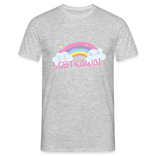 Charger l'image dans la galerie, T-shirt LGBTKAWAI - heather grey