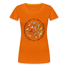 Charger l'image dans la galerie, T-shirt Licornes - orange
