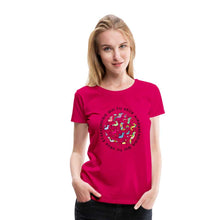 Charger l&#39;image dans la galerie, T-shirt Licornes - dark pink
