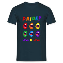 Charger l'image dans la galerie, T-shirt Love Is Love - navy