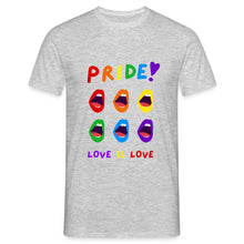 Charger l'image dans la galerie, T-shirt Love Is Love - heather grey