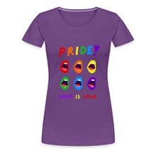 Charger l'image dans la galerie, T-shirt Love is Love - purple