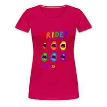 Charger l'image dans la galerie, T-shirt Love is Love - dark pink