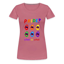 Charger l'image dans la galerie, T-shirt Love is Love - mauve