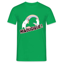 Charger l&#39;image dans la galerie, T-shirt Miaougique - kelly green
