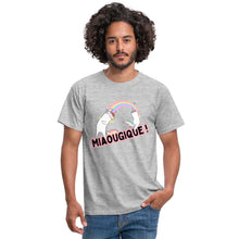 Charger l'image dans la galerie, T-shirt Miaougique - heather grey