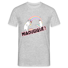 Charger l'image dans la galerie, T-shirt Miaougique - heather grey