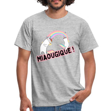 Charger l'image dans la galerie, T-shirt Miaougique - heather grey