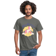 Charger l'image dans la galerie, T-shirt Né.e licorne - graphite grey