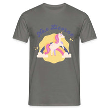 Charger l'image dans la galerie, T-shirt Né.e licorne - graphite grey