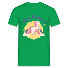 Charger l'image dans la galerie, T-shirt Né.e licorne - kelly green