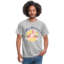 Charger l'image dans la galerie, T-shirt Né.e licorne - heather grey