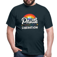 Charger l'image dans la galerie, T-shirt No pride without liberation - navy