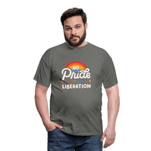 Charger l'image dans la galerie, T-shirt No pride without liberation - graphite grey