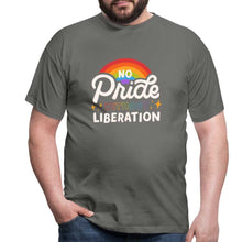 Charger l'image dans la galerie, T-shirt No pride without liberation - graphite grey