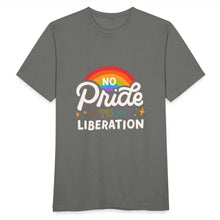 Charger l'image dans la galerie, T-shirt No pride without liberation - graphite grey