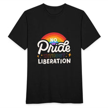 Charger l&#39;image dans la galerie, T-shirt No pride without liberation - black
