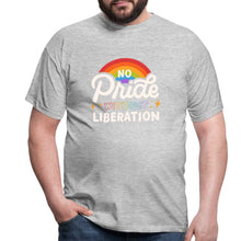 Charger l'image dans la galerie, T-shirt No pride without liberation - heather grey
