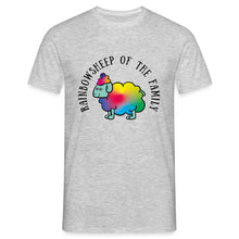 Charger l'image dans la galerie, T-shirt Raibow sheep of the familiy - heather grey