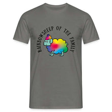 Charger l'image dans la galerie, T-shirt Raibow sheep of the familiy - graphite grey