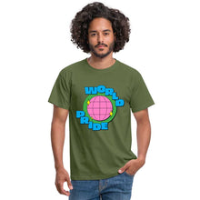 Charger l'image dans la galerie, T-shirt World Pride - vert militaire