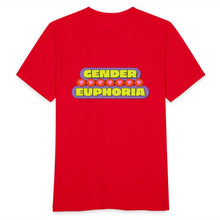 Charger l&#39;image dans la galerie, T-shirt euphorie de genre - rouge

