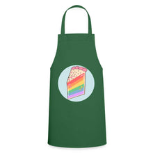 Charger l'image dans la galerie, Tablier de cuisine LGBT PIECE OF CAKE RAINBOW - green