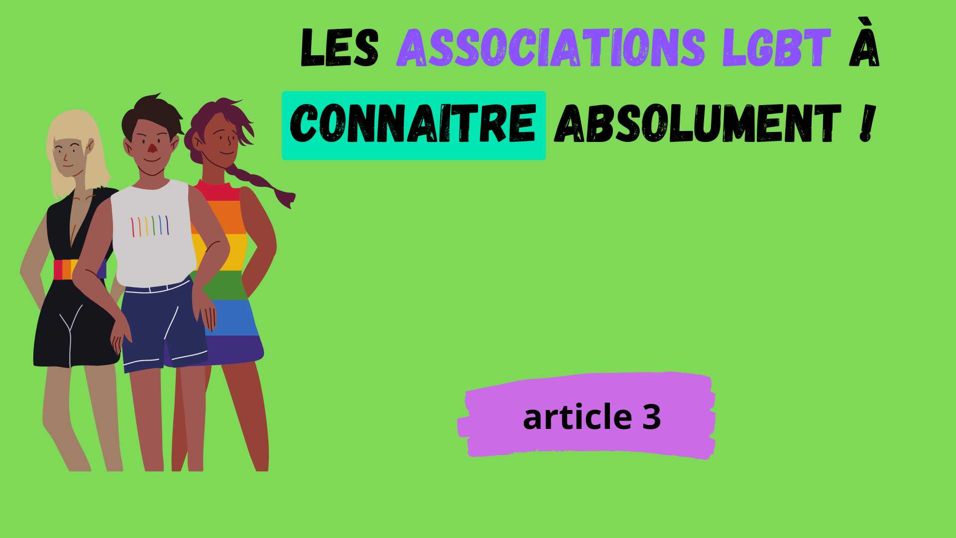 Les Associations LGBT à Paris