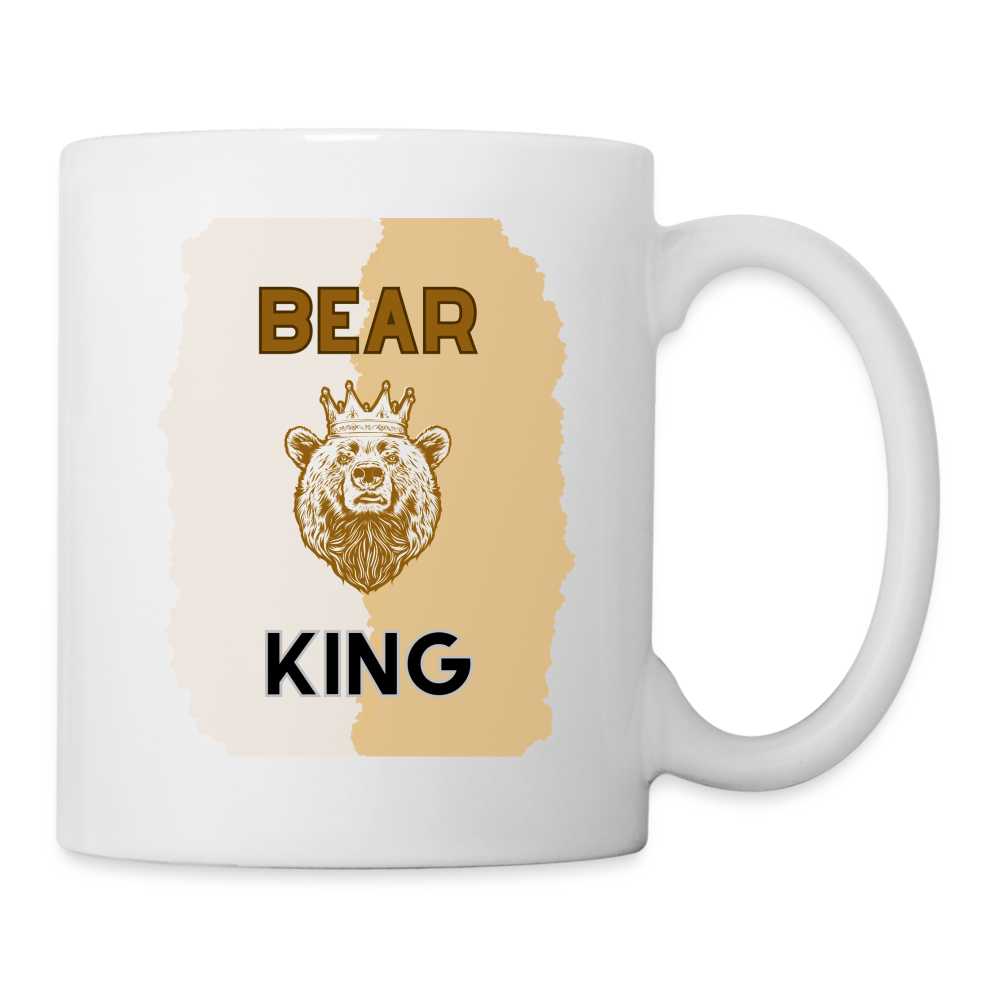 Mug Bear & King - white