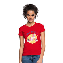 Charger l&#39;image dans la galerie, T-shirt Born Licorne - rouge
