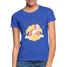 Charger l&#39;image dans la galerie, T-shirt Born Licorne - bleu royal
